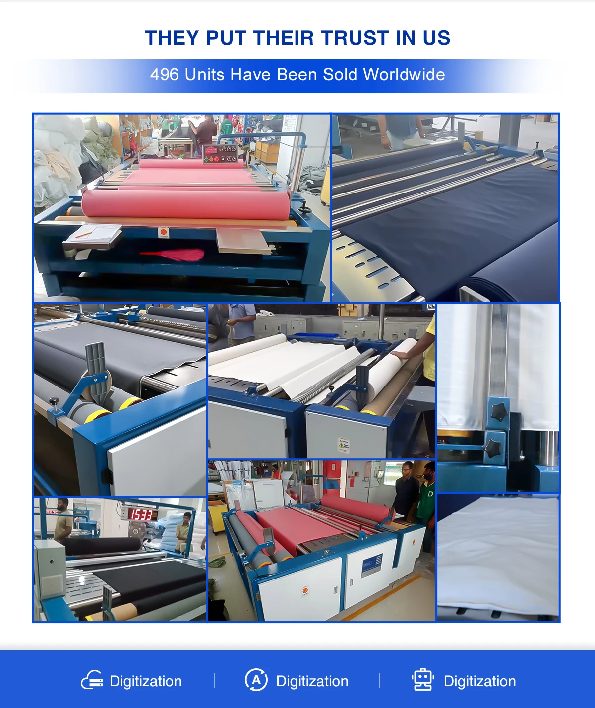 Fabric Relaxing Machine Roll To Roll Relaxing Suntech Textile Machinery