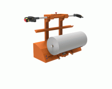 CARRO ELÉCTRICO PARA MUDAR ROLLOS DE TELA