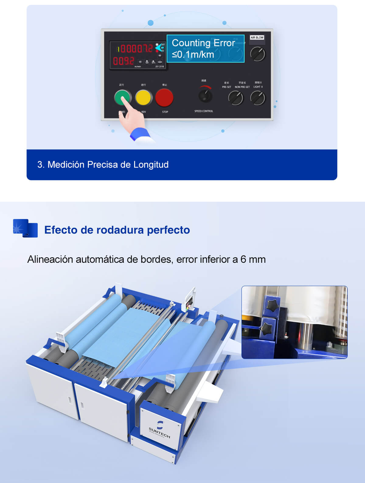 Máquina Relajadora de tela