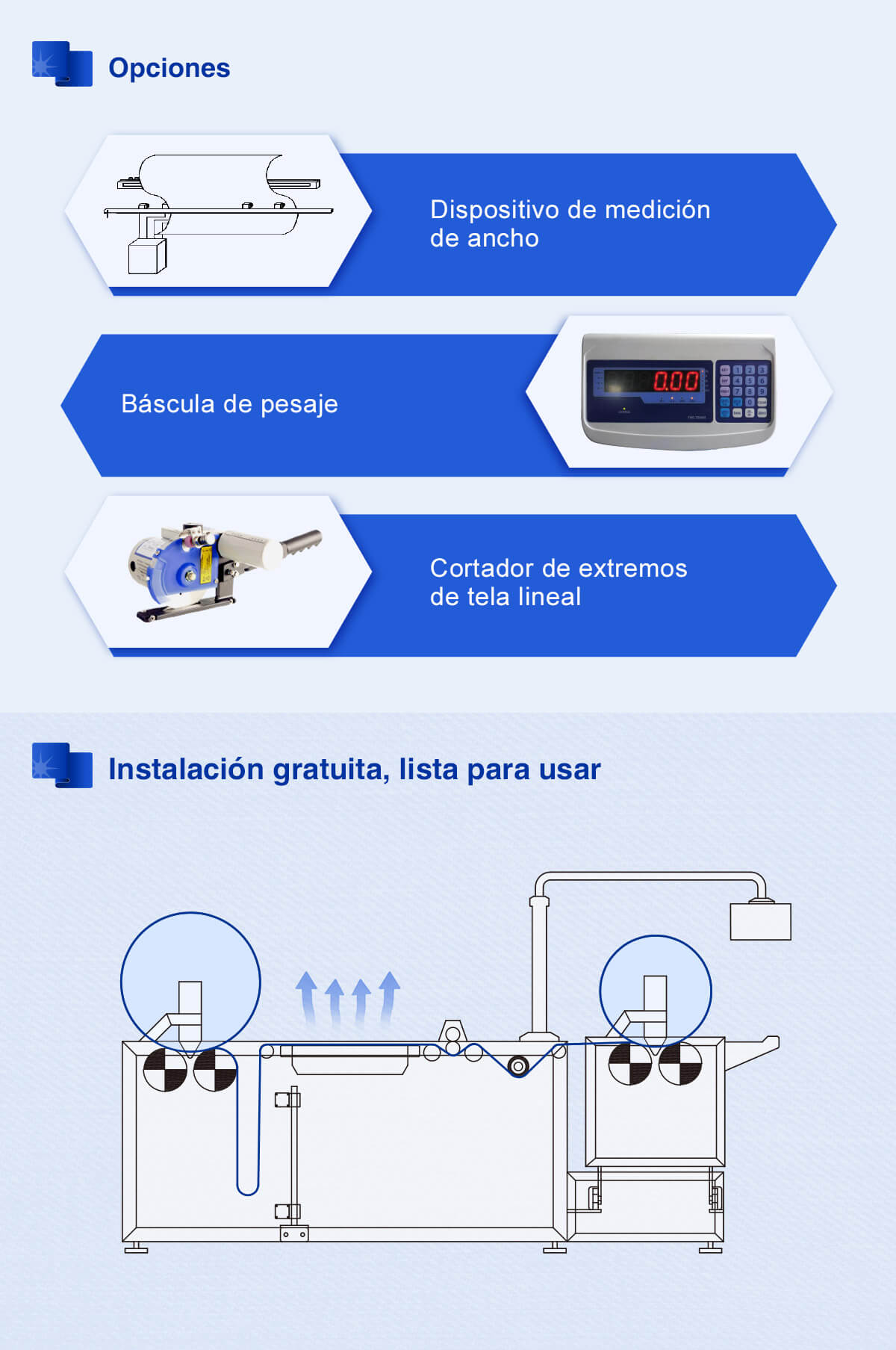 Máquina Relajadora de tela