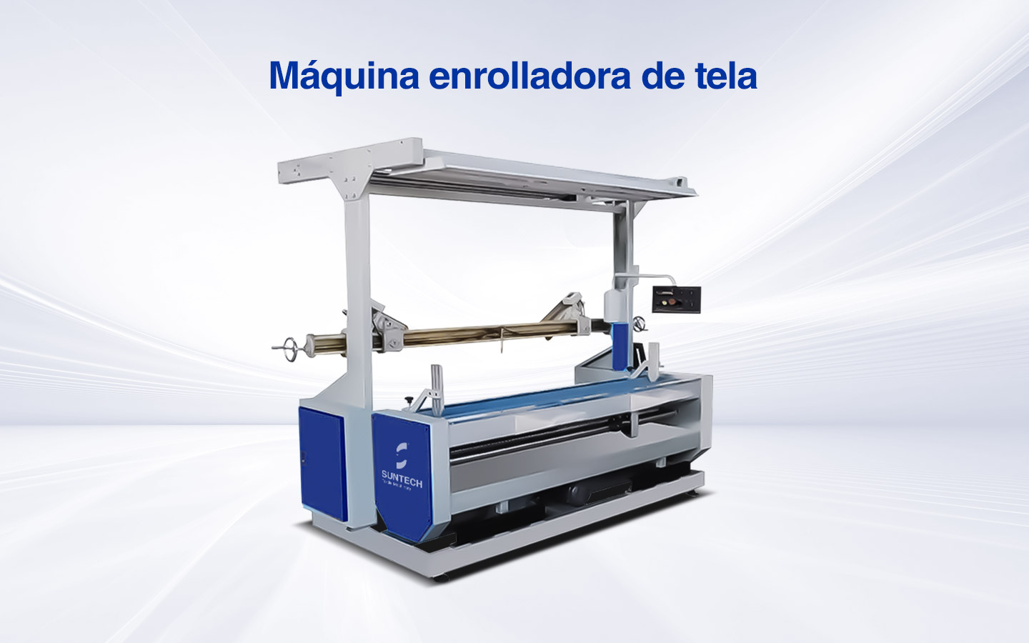 Máquina enrolladora de telas