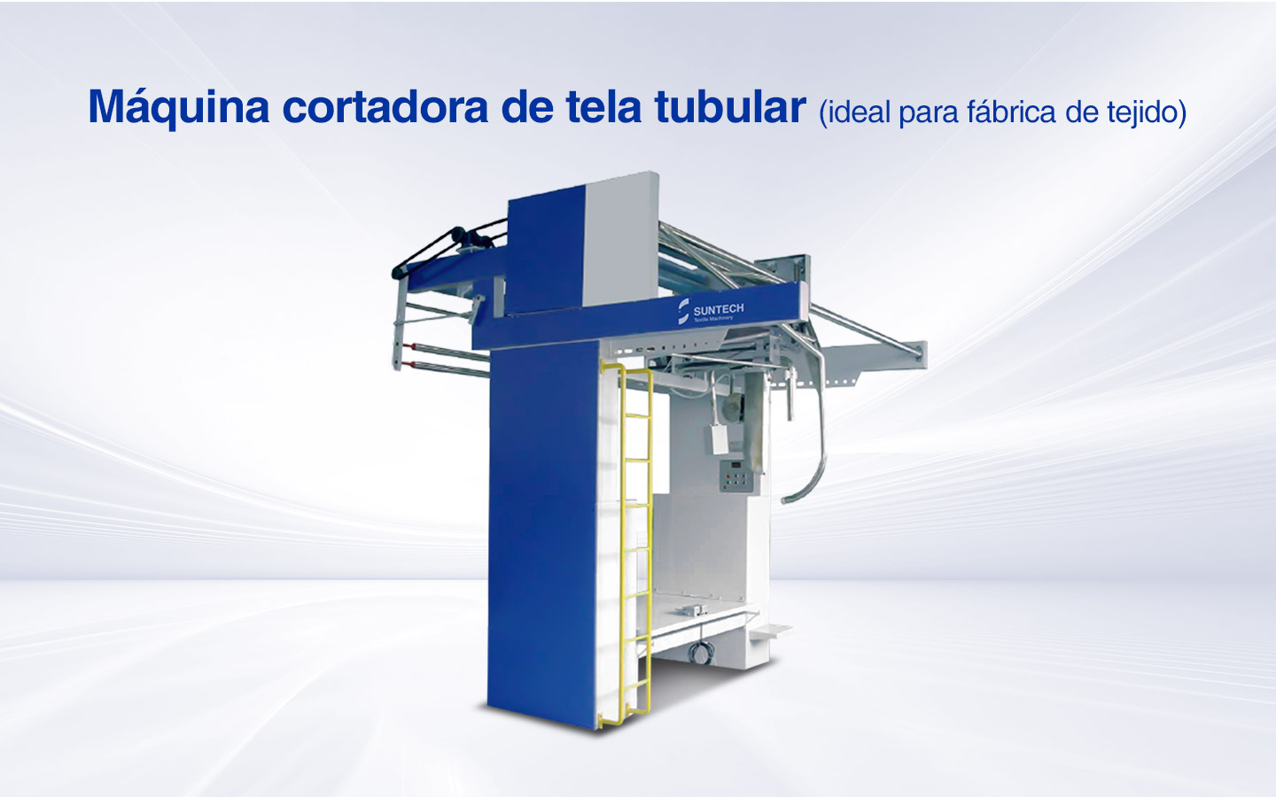 Máquina cortadora de tela tubular