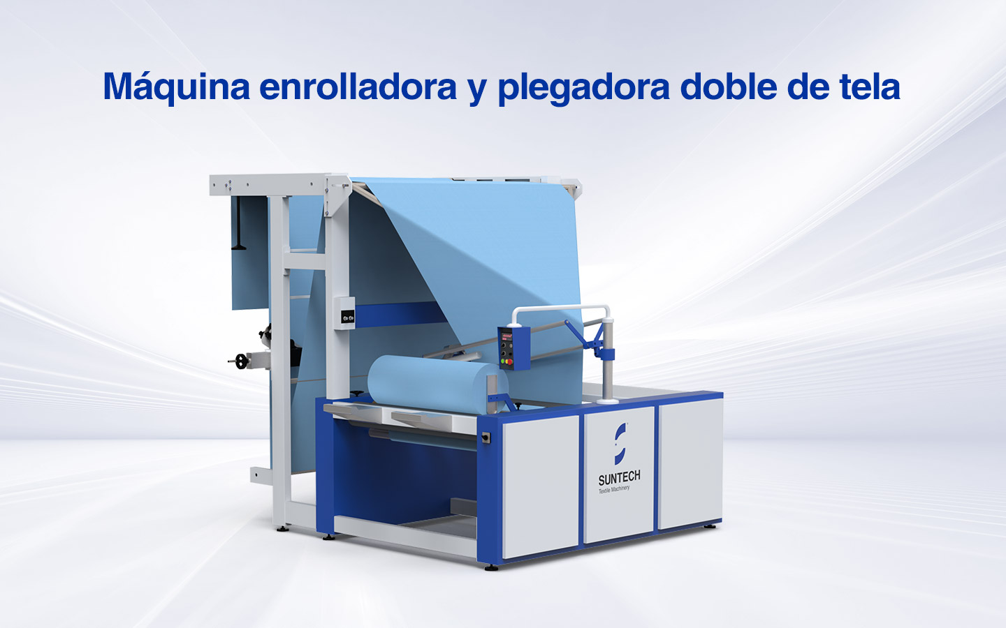  Máquina enrolladora y de plegado doble