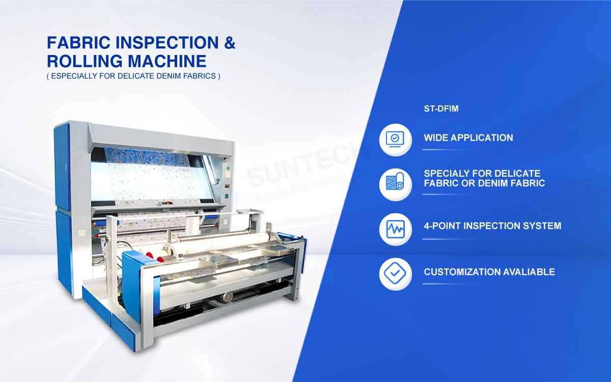 Fabric Inspection & Rolling Machine| Fabric Checking Machine| SUNTECH