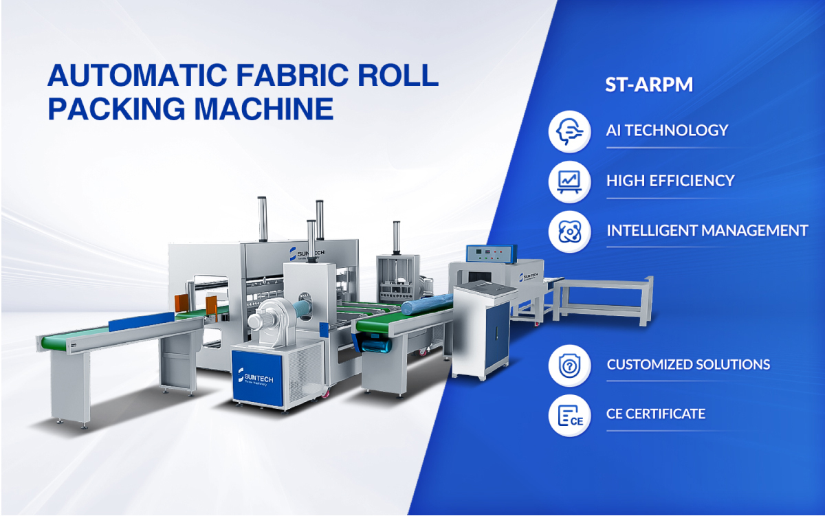automatic fabric roll packing machine for sale