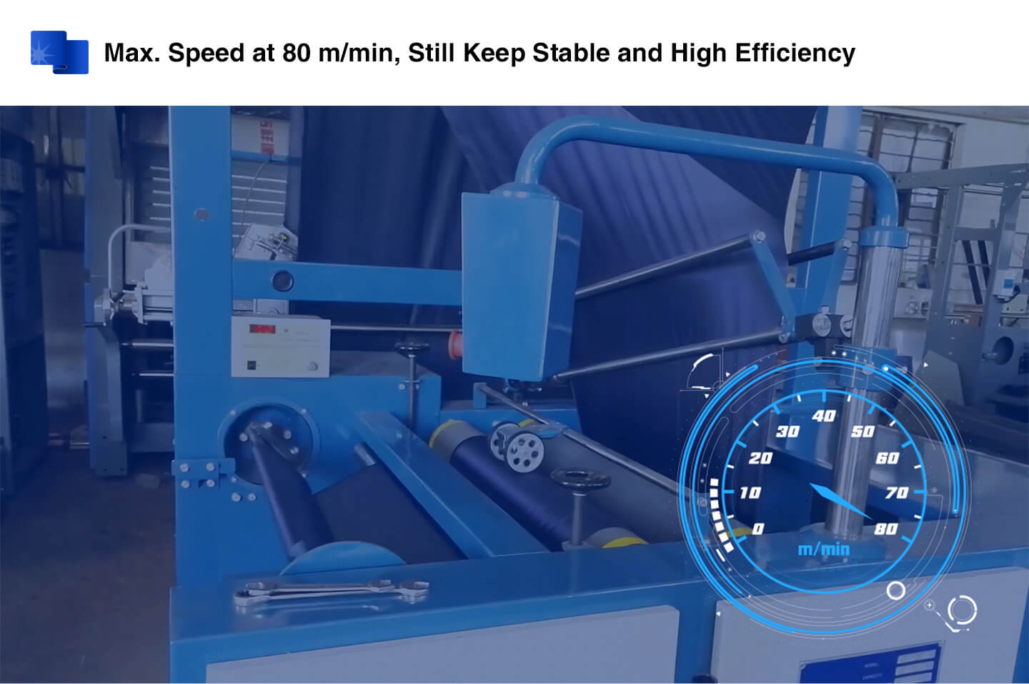 SUNTECH Textile Folding Machine max.speed at 80m/min