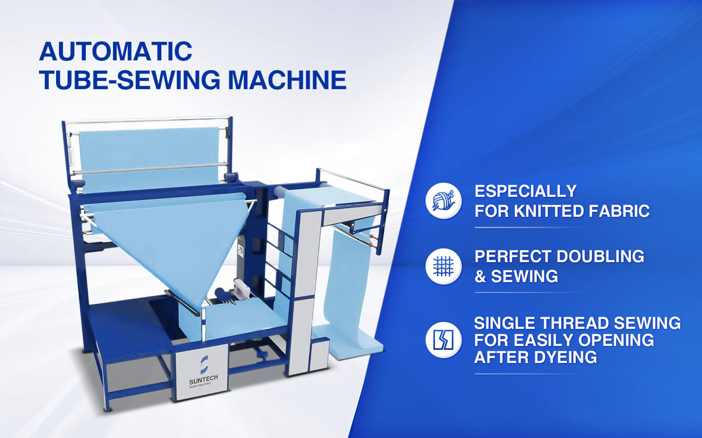automatic tube-sewing machine