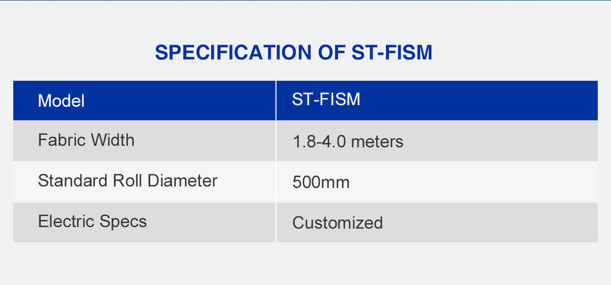 Fabric Slitting and Inspection Machine specification