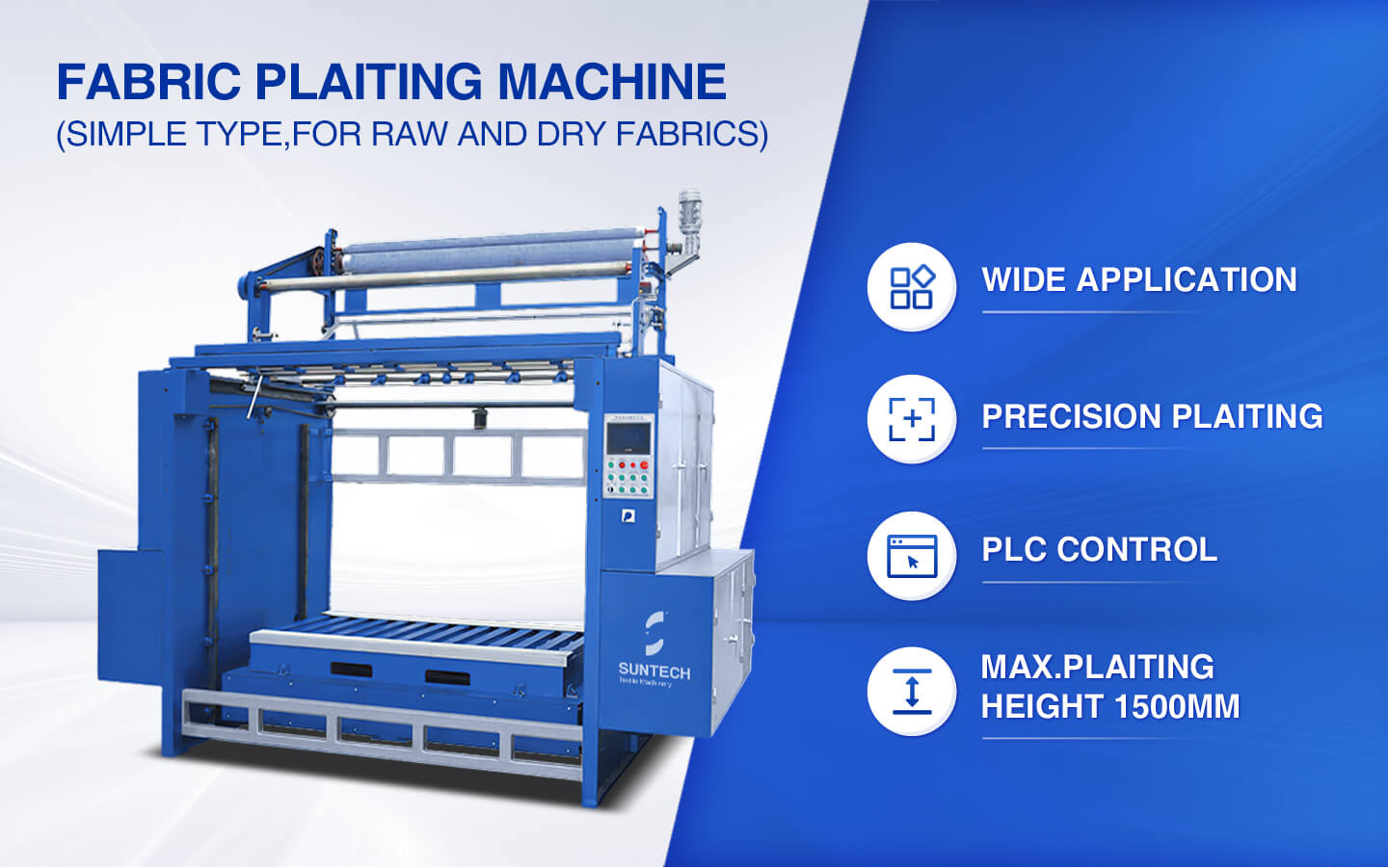 Fabric Plaiting Machine features