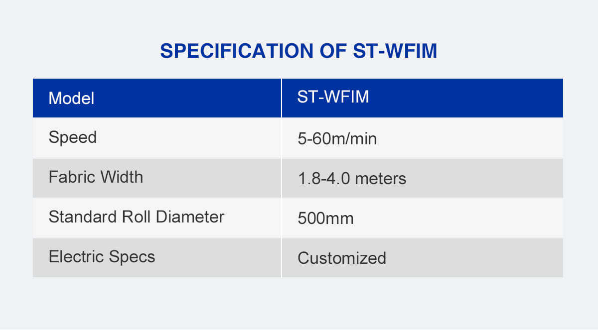 Woven Fabric Inspection Machine specification