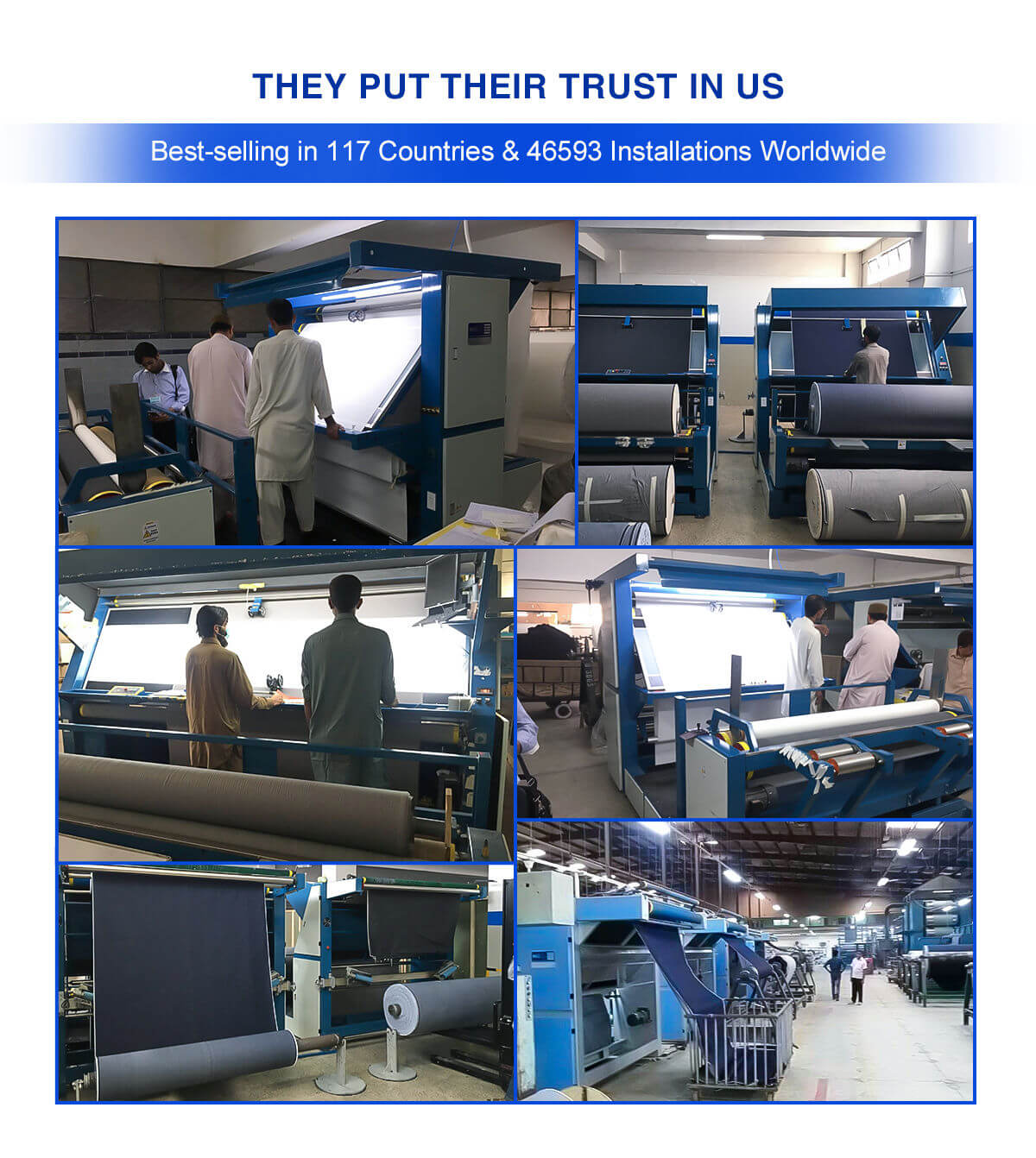 Woven Fabric Inspection Machine customers feeds