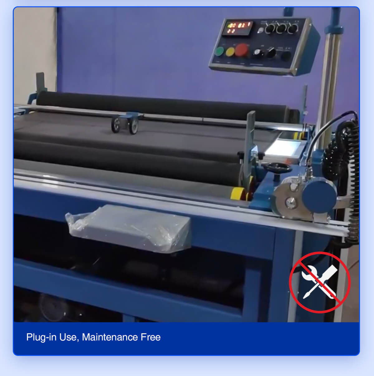 Table Type Fabric Measuring & Inspection Machine plug-in use, maintenance free