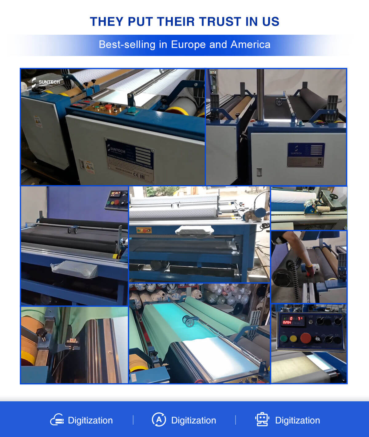 Table Type Fabric Measuring & Inspection Machine customers feeds