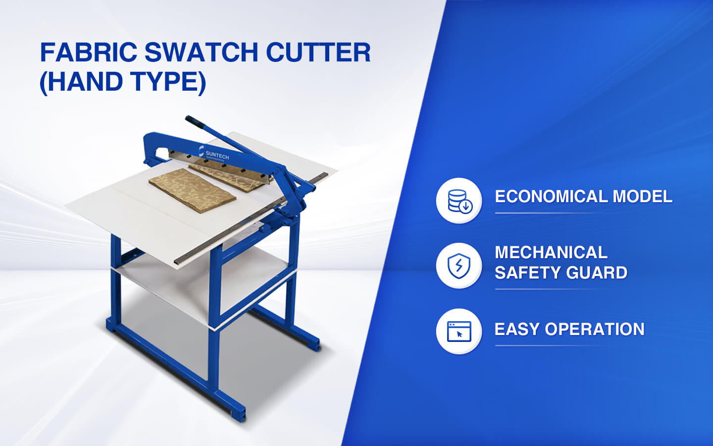 Fabric Swatch Cutter features