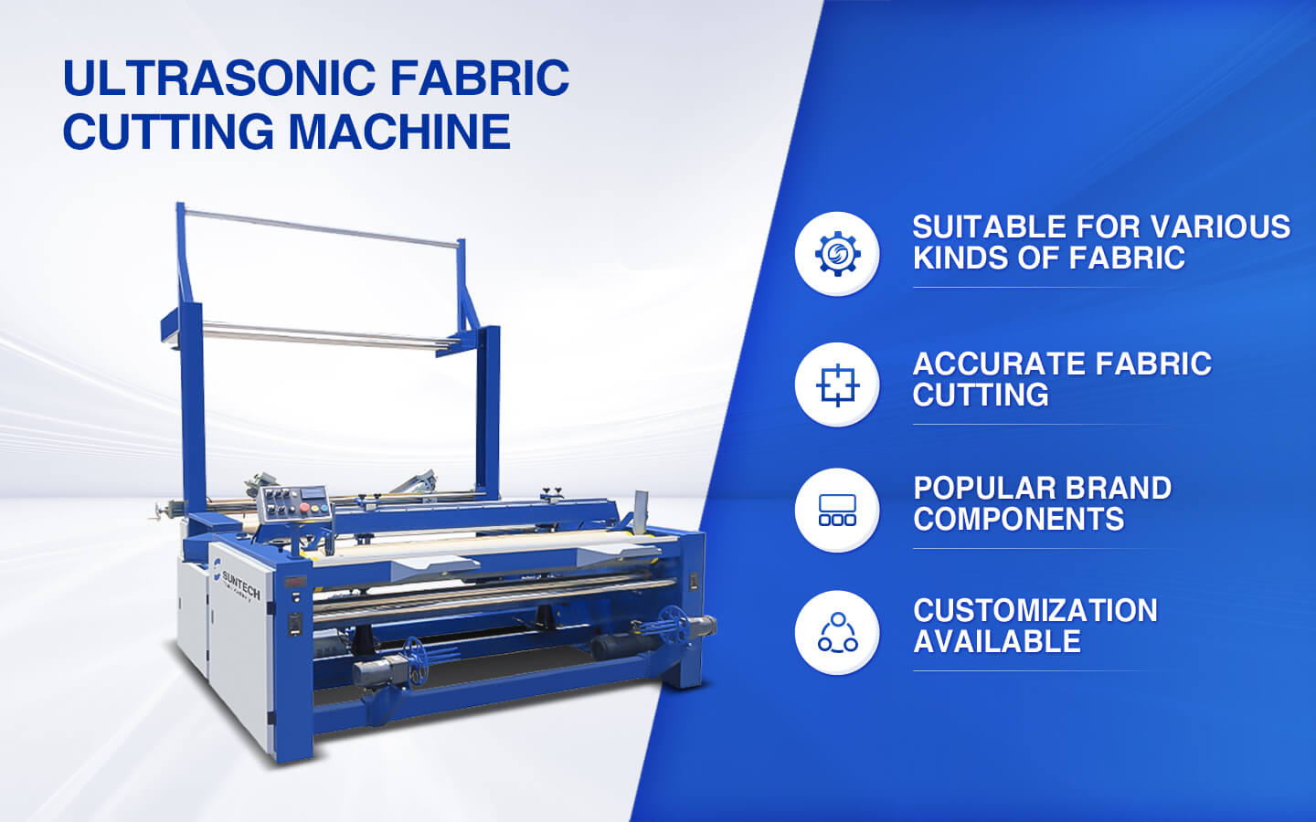Ultrasonic Fabric Cutting Machine features
