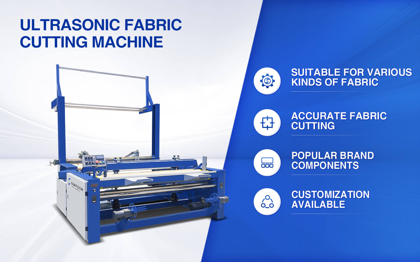 SUNTECH ultrasonic fabric cutting machine