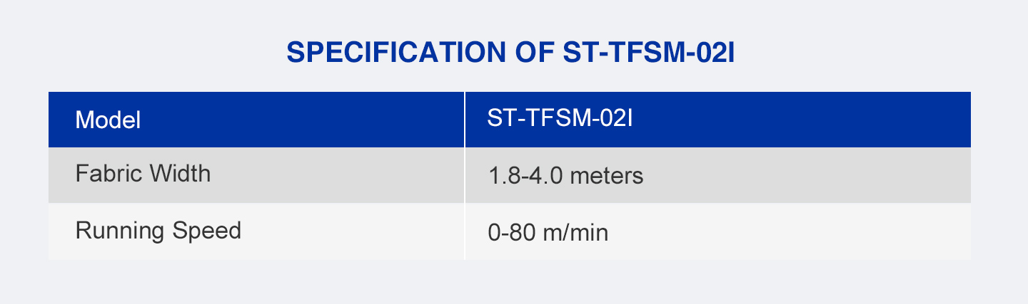 tubular fabric slitting machine specification