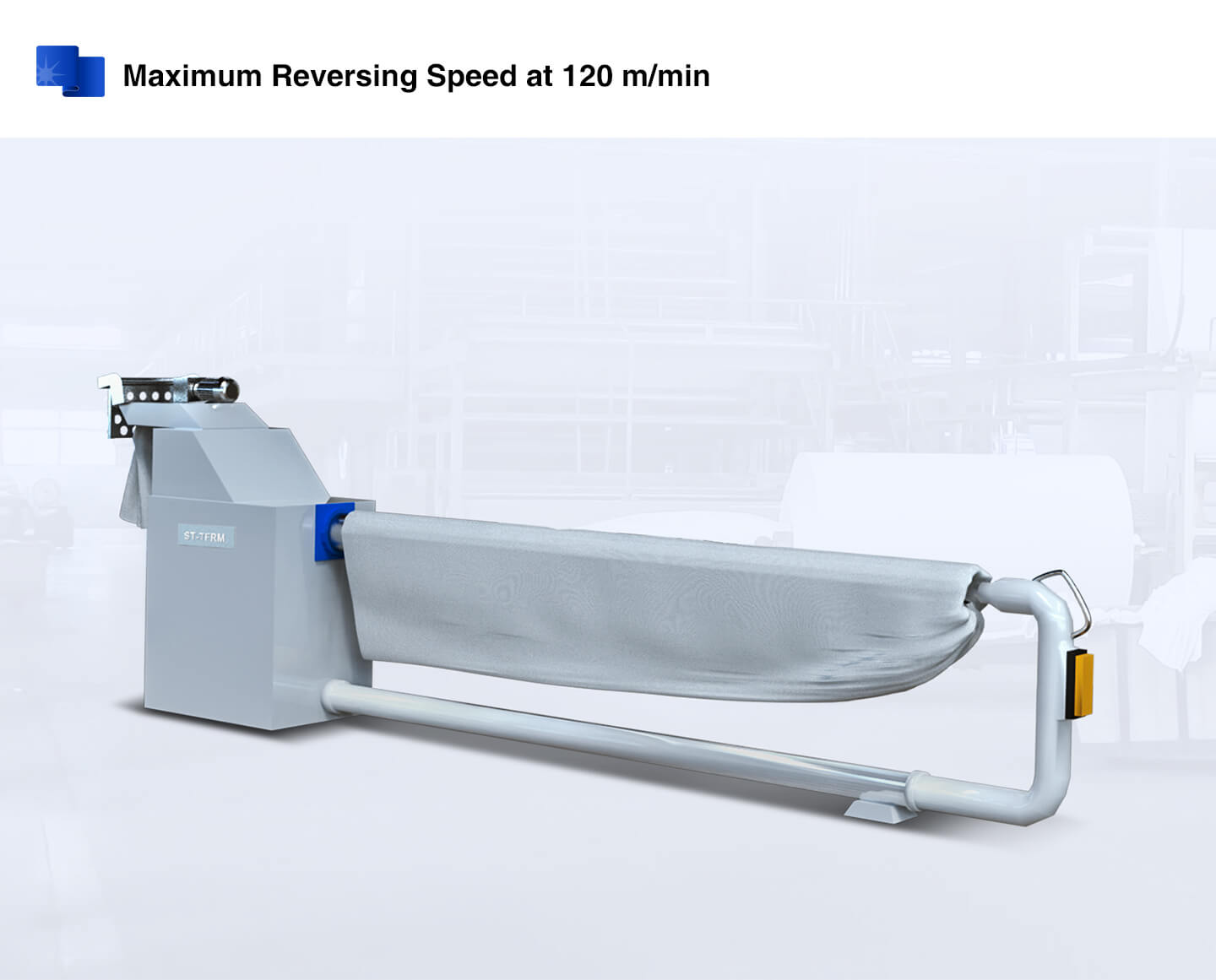 Tubular Fabric Reversing Machine speed