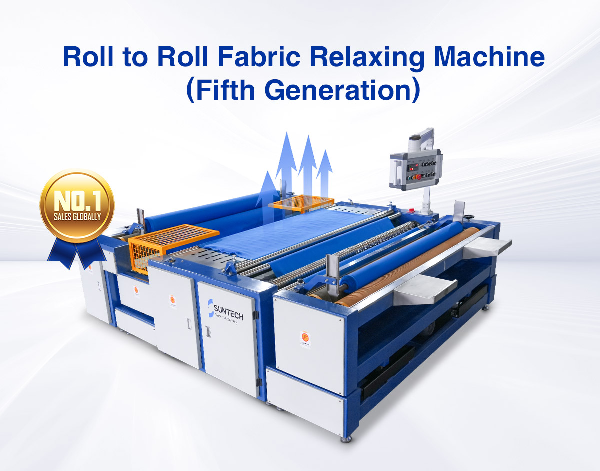 Roll to Roll Fabric Relaxing Machine(5th Generation) features