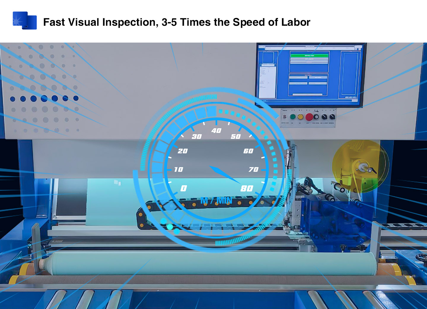 AI Automated Visual Inspection System have 3-5 times VS labor