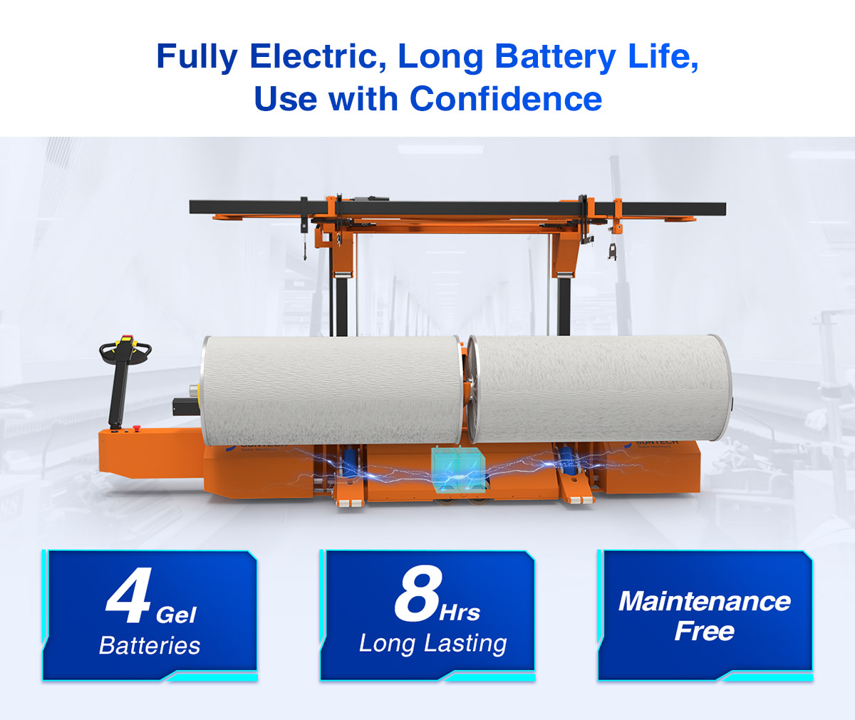 Electric Warp Beam Lifting Trolley use with confidence