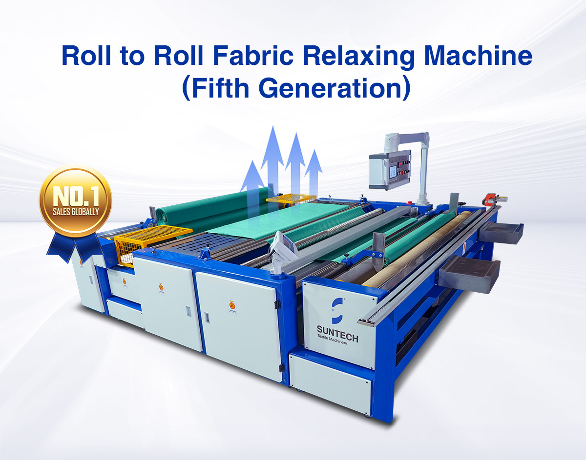 Roll to Roll Fabric Relaxing Machine(5th Generation) features