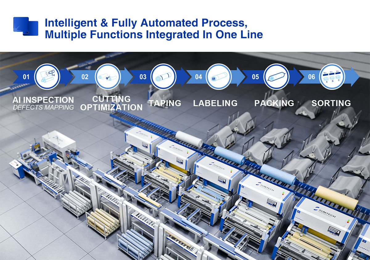 AI Visual Inspection & Automated Packing Solutions multiple function integrated in one