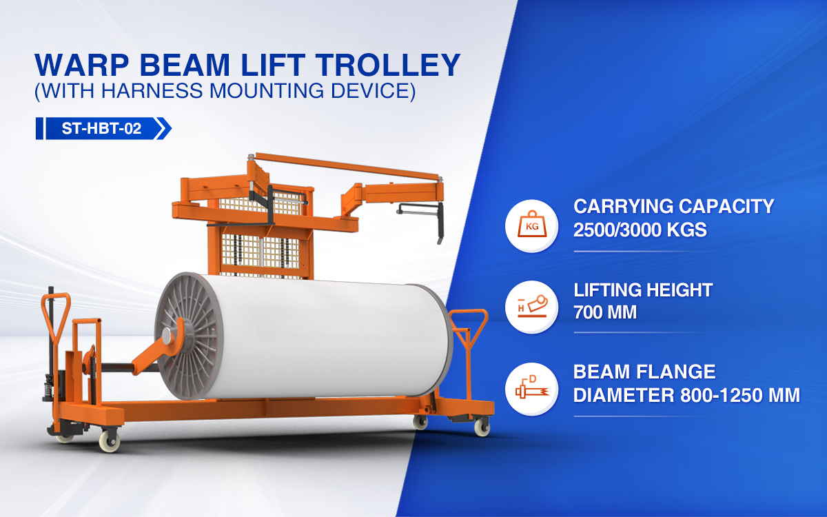 Hydraulic Warp Beam Lift Trolley