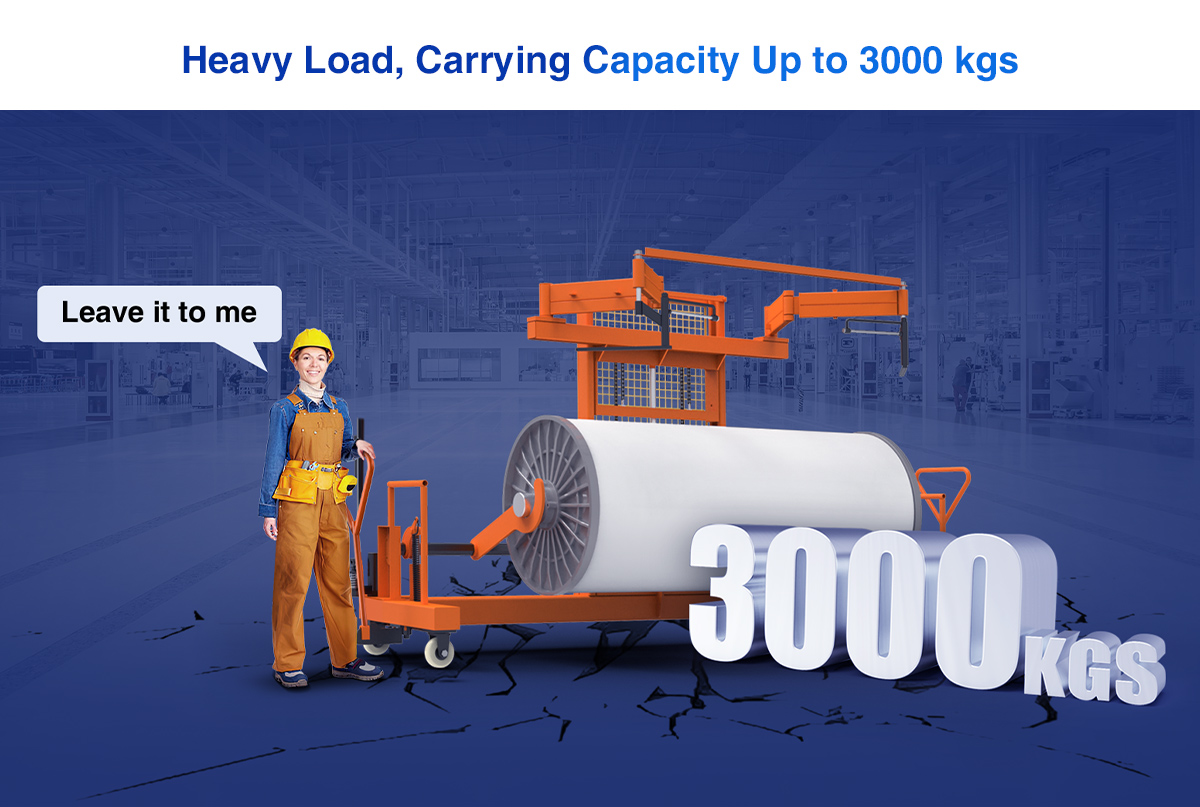 Hydraulic Warp Beam Lift Trolley